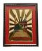 24 Carat Gold Plated Makka Madina / Islamic Dua 786 Picture Frame 16"