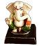 Polyresin Beautiful Big Ear Lord Ganesha Statue 3.5" Polyresin Beautiful Big Ear Lord Ganesha Statue 3.5"