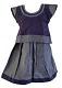 Navy Blue Pattu Pavada - Size 14 6 Months to 1 yrs ( Clearance Sale) Navy Blue Pattu Pavada - Size 14 6 Months to 1 yrs ( Clearance Sale)