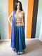 Wedding Collection Blue & Gold Lehenga Choli ( Festival Discount )