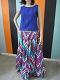 Premium Quality Fabric Long Skirt & Raw Silk Crop Top