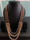 Traditional Evergreen Three-String Beaded Mohana Mala Necklace Traditional Evergreen Three-String Beaded Mohana Mala Necklace