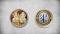 Ganesh, Lakshmi Gold Plated Pure Silver Coins, 5 gms Ganesh, Lakshmi Gold Plated Pure Silver Coins, 5 gms