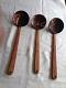 All Natural Organic Coconut Shell Serving Spoons set of 3 All Natural Organic Coconut Shell Serving Spoons set of 3