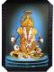 Beautiful Wooden Framed Canvas Print Picture of Ganeshji # 8 - 23 x 33"