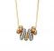 Multicolor Rings Rhinestones Paved Beautiful Necklace Gift Multicolor Rings Rhinestones Paved Beautiful Necklace Gift