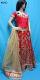 Heavy Embellished Indian Wedding Lehenga Choli Blouse w/ Dupatta