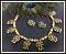 Gold Designer Terracotta Choker Necklace w/ Studs Gold Designer Terracotta Choker Necklace w/ Studs