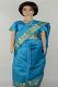 Blue Art Silk Readymade Saree w/ Blouse Blue Art Silk Readymade Saree w/ Blouse