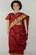 Maroon Art Silk Readymade Saree w/ Blouse Maroon Art Silk Readymade Saree w/ Blouse