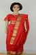 Red Art Silk Readymade Saree w/ Blouse for Children Red Art Silk Readymade Saree w/ Blouse for Children