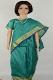 Teal green Art Silk Readymade Saree w/ Blouse Teal green Art Silk Readymade Saree w/ Blouse