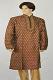 Maroon Brocade Readymade Kurta w/ Churidar Maroon Brocade Readymade Kurta w/ Churidar