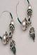 Green Stone Studded Fashion Earrings Green Stone Studded Fashion Earrings