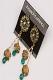 Green Stone Studded Traditional Earrings Green Stone Studded Traditional Earrings