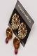 Maroon Stone Studded Traditional Antique Finish Earrings Maroon Stone Studded Traditional Antique Finish Earrings