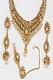White & Golden Color Stone Studded Necklace Set