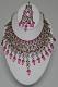 Magenta fashion Color Stone Studded Necklace Set Magenta fashion Color Stone Studded Necklace Set