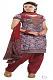 Red Gray Multicolor Poly Cotton Readymade Salwar Suit Red Gray Multicolor Poly Cotton Readymade Salwar Suit