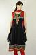 Black Red Fox Georgette Anarkali Readymade Churidar Kameez Black Red Fox Georgette Anarkali Readymade Churidar Kameez