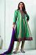 Green & Olive Green Multicolor Cotton Silk Readymade Churidar Kameez Suit Green & Olive Green Multicolor Cotton Silk Readymade Churidar Kameez Suit