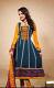 Navy Blue & Mustard Multicolor Georgette & Silk Blend Unstitched Dress Material Navy Blue & Mustard Multicolor Georgette & Silk Blend Unstitched Dress Material