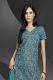 Blue & Grey Cotton Readymade Salwar Kameez Suit Blue & Grey Cotton Readymade Salwar Kameez Suit