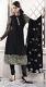 Black Georgette Crepe Blend Unstitched Dress Material