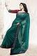 Teal Green Self Printed Shimmer Georgette Designer Saree w/ Blouse Teal Green Self Printed Shimmer Georgette Designer Saree w/ Blouse