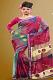 Magenta & Multicolor Designer Net Brasso Saree w/ Blouse Magenta & Multicolor Designer Net Brasso Saree w/ Blouse