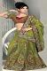 Pista Green & Multicolor Designer Net Saree w/ Blouse Pista Green & Multicolor Designer Net Saree w/ Blouse
