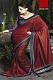 Maroon Designer Faux Crepe Saree w/ Blouse Maroon Designer Faux Crepe Saree w/ Blouse