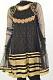 Sequins  work Black & gold Net Readymade Churidar Suit
