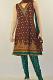 Mirror, Sequins, beads work brown Georgette Readymade Salwar Kameez Suit Mirror, Sequins, beads work brown Georgette Readymade Salwar Kameez Suit