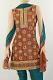 Sequins, beads work brown Cotton Silk Readymade Salwar Kameez Suit