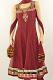 Maroon Net Readymade Anarkali Salwar Kameez