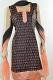Black readymade cotton silk salwar kameez w/ thread & sequence