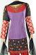 Lavender color cotton silk dress w/ red patch zardosi work Lavender color cotton silk dress w/ red patch zardosi work
