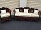Handcarved Egyptian Style Sofa Set 5 Seater (3 Pcs)