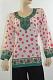 Multicolor Polka Dots Polyster Kurti Tunic for Women Multicolor Polka Dots Polyster Kurti Tunic for Women