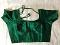 Green Dupion Silk Ready Made Blouse for Sari S-2XL