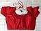 Red Dupion Silk Ready Made Blouse for Sari S-2XL Red Dupion Silk Ready Made Blouse for Sari S-2XL