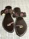 Women's Brown Fancy Sandals w/ Purple & Gold Design 6,7,10,11