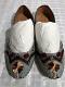 Punjabi Khussa Shoes in Gray w/ Thread & Beads Work for Women - 5 Punjabi Khussa Shoes in Gray w/ Thread & Beads Work for Women - 5