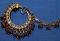 Nose Chain, Golden Indian Zircon Traditional Nath 