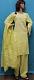 Lemon Yellow Simple Design Cotton Salwar Kameez - S to Plus Size #3195