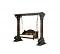 Wooden Carved Jhoola Swing w/ Elehpant Shape Pillars Wooden Carved Jhoola Swing w/ Elehpant Shape Pillars