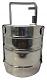 Indian Style Lunch Box / Stainless Steel Tiffin Carrier - 2 Tier Indian Style Lunch Box / Stainless Steel Tiffin Carrier - 2 Tier