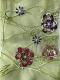 Green Embroidered Sholder Fancy Stole In Net Green Embroidered Sholder Fancy Stole In Net