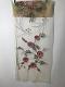 Light Cream w/ Pink Flowers Embroidered Sholder Fancy Stole In Net Light Cream w/ Pink Flowers Embroidered Sholder Fancy Stole In Net